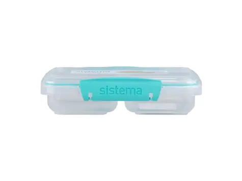 Sistema To Go Small Split Delený desiatový box s 2 oddielmi 350 ml mätová
