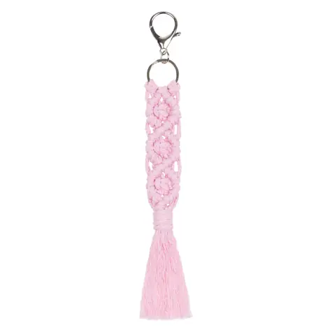 BAAGL Prívesok Macrame ružový