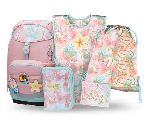 BAAGL SET 5 Airy PLUS Sunset: batoh, peračník, vrecko, zástera, peňaženka