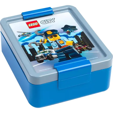 LEGO® City box na desiatu - modrá / 650 × 202 × 136 mm / od 3 rokov