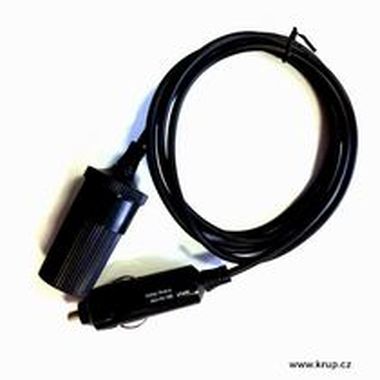 PremiumCord Predĺžka zapaľovača do auta, 5m, 12V, 8A