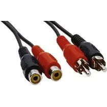 PremiumCord / predlžovací / 2xCINCH M - 2xCINCH F / 5m