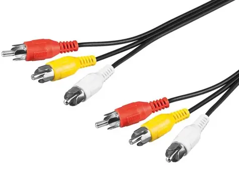 PremiumCord Kábel 3x CINCH-3x CINCH M/M 10m