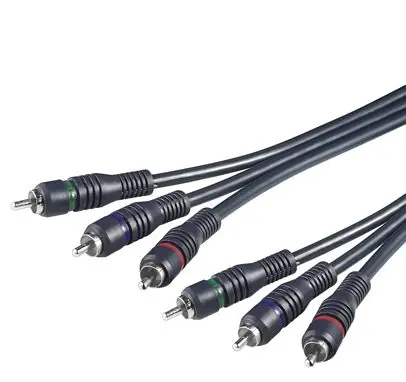 PremiumCord Kábel 3x CINCH-3x CINCH M/M 5m HQ