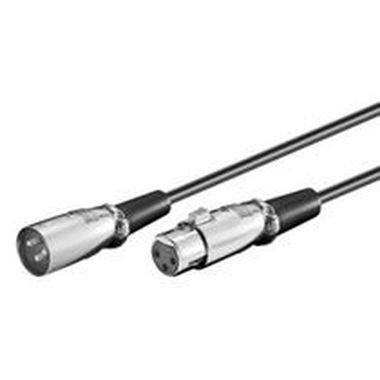 PremiumCord Kábel XLR-XLR M/F 2m