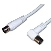 PremiumCord TV kábel M/F konektor 90, 75 Ohm 5m