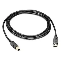 PremiumCord USB 2.0 kábel AB, 0.5m farba čierna