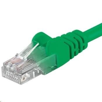 PremiumCord UTP CAT5E 0.25m zelená / Patch kábel / RJ45-RJ45