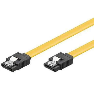 PremiumCord SATA III kábel s kovovou západkou 0.7m