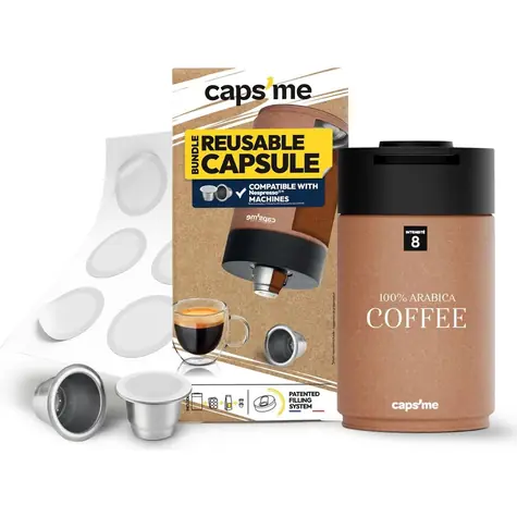 CAPSME Minimalist Pack / znovu plniteľné kapsule Nespresso / 2ks / bez kávy