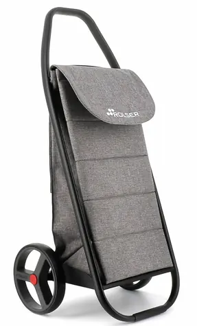 Rolser Com Tweed Polar 8 Black Tube taška na kolieskach, šedá