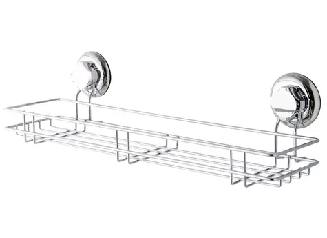 Compactor Bestlock Polička pod zrkadlo chróm / bez vŕtania / až 12kg