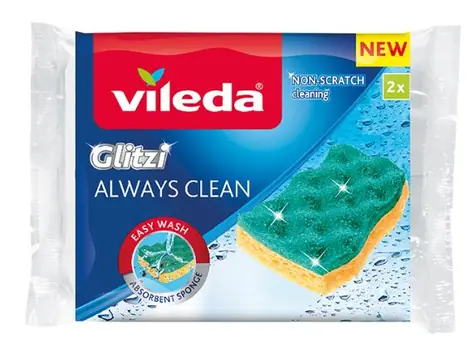 Vileda Glitzi Always Clean (2ks) / hubka na riad