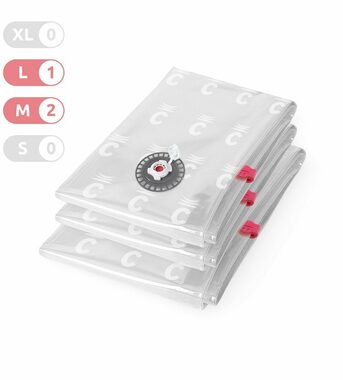 Compactor Bag Aspispace 3ks / Set 3 vákuových vriec - na uskladnenie textilu a perín