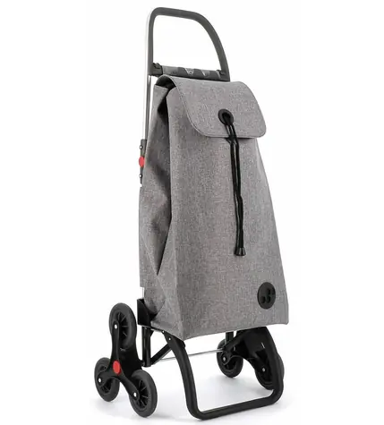 Rolser I-Max Tweed 6 Logic nákupná taška na kolieskach sivá