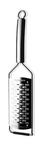 Microplane Gourmet Grater plátkovacia strúhadlo strúhacia páska čierna / 31.2 x 7.5 x 3 cm / jemná nerez oceľ