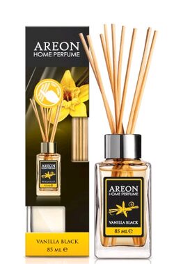 AREON HOME BLACK 85 ml - Vanilla Black / vonné tyčinky