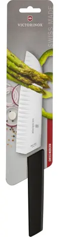 VICTORINOX nôž Santoku s výbrusmi / rovná čepeľ / Dĺžka čepele 17 cm