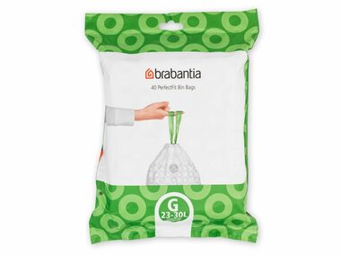 Brabantia PerfectFit Type G Vrecká do odpadkového koša 25-30 L / zaťahovacie / 40ks v balení