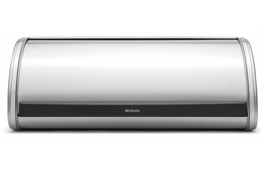Brabantia Roll Top Chlebník 16L matná strieborná / nerez oceľ / 44.5 x 17.3 x 26.2 cm