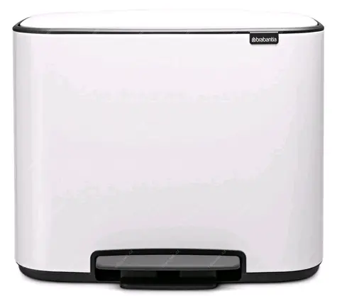 Brabantia Bo Pedálový odpadkový kôš 36 L biela / 54 x 44 x 36.3 cm