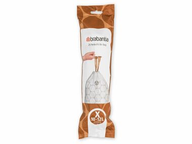 Brabantia PerfectFit Type X Vrecká do odpadkového koša 12 L / zaťahovacie / 20 sáčkov