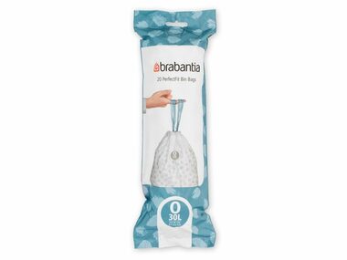 Brabantia PerfectFit Type O Vrecká do odpadkového koša 30 L / zaťahovacie / 20 sáčkov