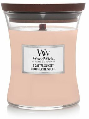 Woodwick Coastal sunset 275g - váza stredná / doba horenia: až 65h