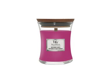 Woodwick Wild Berry &amp; Beets 85g - váza malá / doba horenia: až 20h