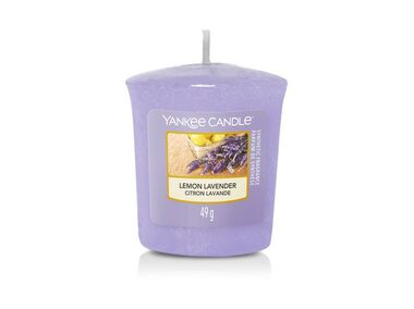 Yankee Candle Lemon Lavender vonná sviečka votívna 49g / doba horenia: až 15h