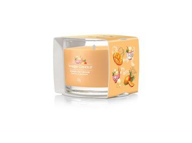 Yankee Candle Mango Ice Cream votívna sviečka plnená v skle 37g / doba horenia: až 10h