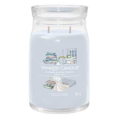 Yankee Candle Signature A Calm &amp; Quiet Place veľký pohár 567g / doba horenia až: 90h