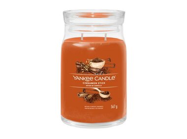 Yankee Candle Signature Cinnamon Stick veľký pohár 567g / doba horenia až: 90h