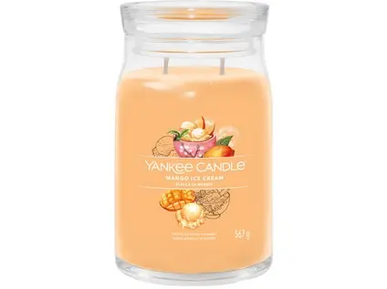 Yankee Candle Signature Mango Ice Cream poháre 567g / doba horenia až: 90h