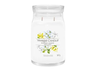 Yankee Candle Signature Midnight Jasmine veľký pohár 567g / doba horenia až: 90h