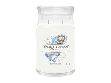 Yankee Candle Signature Soft Blanket veľký pohár 567g / doba horenia až: 90h