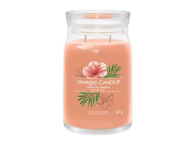 Yankee Candle Signature Tropical Breeze veľký pohár 567g / doba horenia až: 90h
