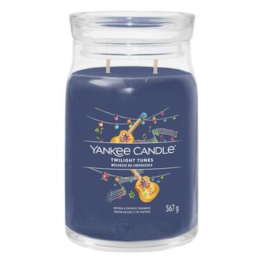 Yankee Candle Signature Twilight Tunes veľký pohár 567g / doba horenia až: 90h