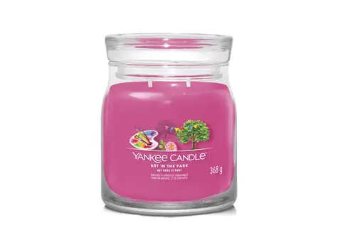 Yankee Candle Signature Art In The Park stredný pohár 368g / doba horenia až: 50 h