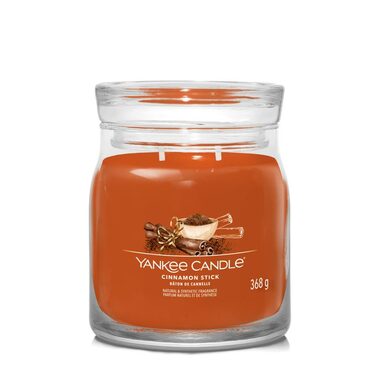 Yankee Candle Signature Cinnamon Stick stredný pohár 368g / doba horenia až: 50 h