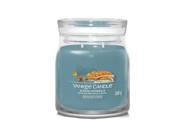 Yankee Candle Signature Evening Riverwalk stredný pohár 368g / doba horenia až: 50 h