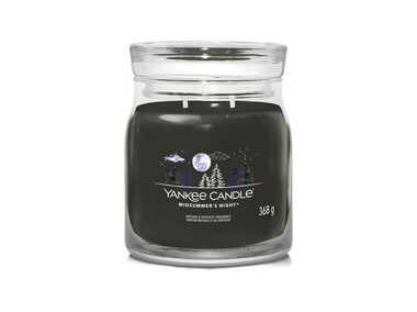 Yankee Candle Signature Midsummer&#39;S Night stredný pohár 368g / doba horenia až: 50 h