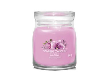 Yankee Candle Signature Wild Orchid stredný pohár 368g / doba horenia až: 50 h