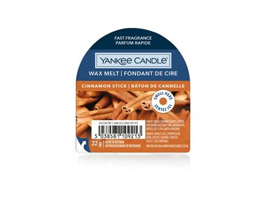 Yankee Candle Cinnamon Stick vonný vosk do aromalampy 22g / doba horenia až: 8 h