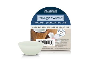 Yankee Candle Coconut Beach vonný vosk do aromalampy 22g / doba horenia až: 8 h