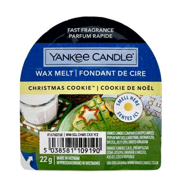 Yankee Candle Christmas Cookie vonný vosk do aromalampy 22g / doba horenia až: 8 h