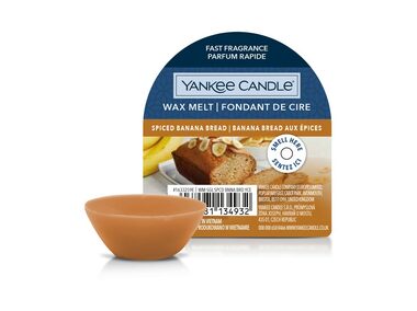 Yankee Candle Spiced Banana Bread vonný vosk do aromalampy 22g / doba horenia až: 8 h