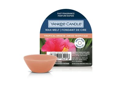 Yankee Candle Tropical Breeze vonný vosk do aromalampy 22g / doba horenia až: 8 h