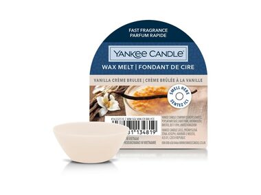 Yankee Candle Vanilla Creme Brulee vonný vosk do aromalampy 22g / doba horenia až: 8 h
