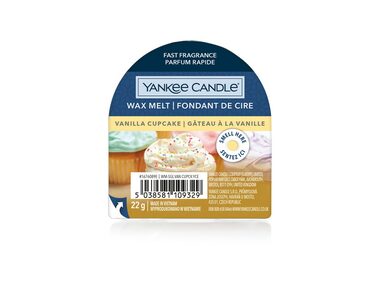 Yankee Candle Vanilla Cupcake vonný vosk do aromalampy 22g / doba horenia až: 8 h